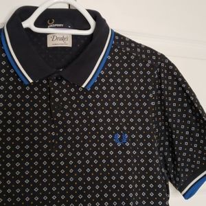 Fred Perry Drake's Collaboration pattered polo